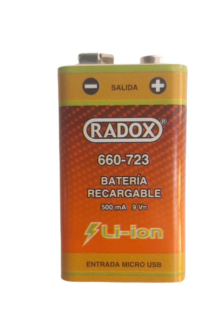 Cargador de pilas AA AAA 9v Radox 660-166